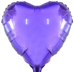 Шар фольга, 45см, металлик