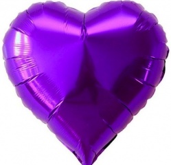 Шар фольга, 45см, металлик