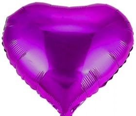 Шар фольга, 45см, металлик