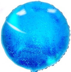 Шар фольга, 45см, голография