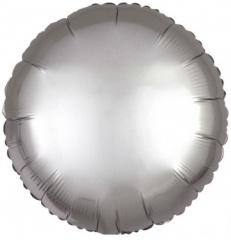 Шар фольга, 45см, сатин