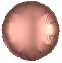 Шар фольга, 45см, сатин