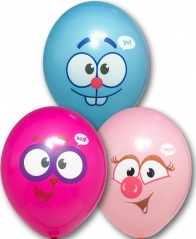 Шар латекс 35см с обработкой, длительный полет