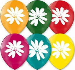 Шар латекс 35см с обработкой, длительный полет