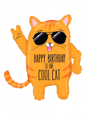 Шар фигура "КОТ-HB TO ONE COOL CAT"