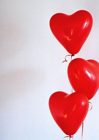 Шар Сердце латекс, 14д.