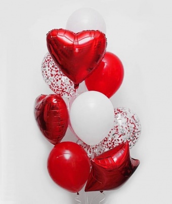 Фонтан из шаров "Для Прекрасной!!!"