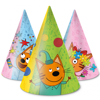 Набор колпачков "Три кота, герои"