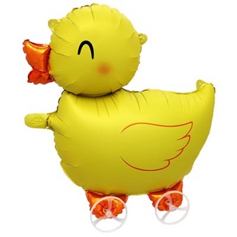 Шар, фигура-каталка "Уточка"