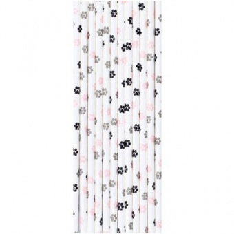 Набор трубочек для напитков "Лапки"