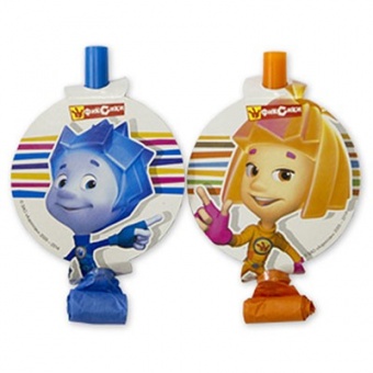 Язык-гудок с карт Фиксики 8шт