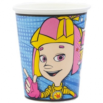 Стакан бум Фиксики Комиксы 250мл 6шт