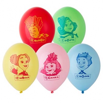 Шар с рисунком 35см. "Фиксики Комиксы"