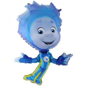 Шар фольга фигура "Фиксики Нолик" 70*94см.