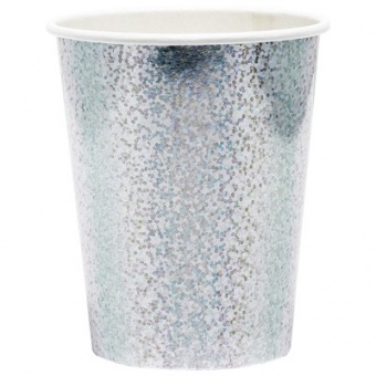 Стакан серебро/голография