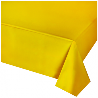 Скатерть п/э 1,4*2,75 желтая
