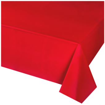 Скатерть п/э 1,4*2,75 красная
