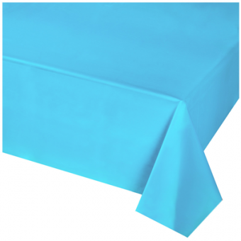 Скатерть п/э 1,4*2,75 голубая