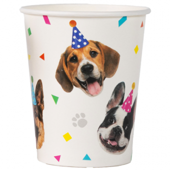 Набор стаканчиков "Собачки фотографичные" 250мл.