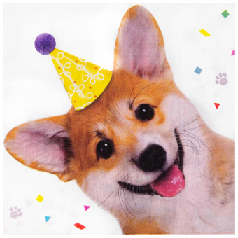 Набор салфеток "Собачки фотографичные" 25см.