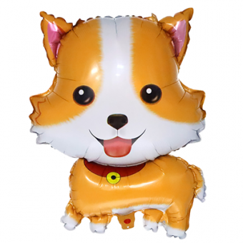 Шар фигура фольга "Собака Корки"