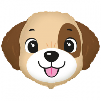 Шар фольга фигура "Голова Собаки"