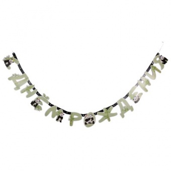 Гирлянда-буквы С ДР Панды фотогр 200см